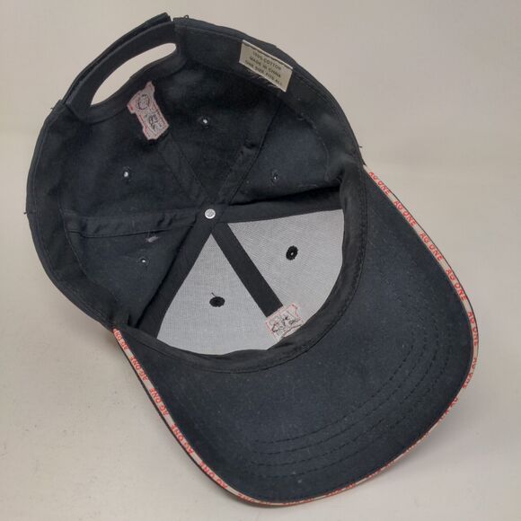 AG One Co-Op Men's Strapback Hat Black Size OSFA Embroidered Logo 100% Cotton - Picture 6 of 7